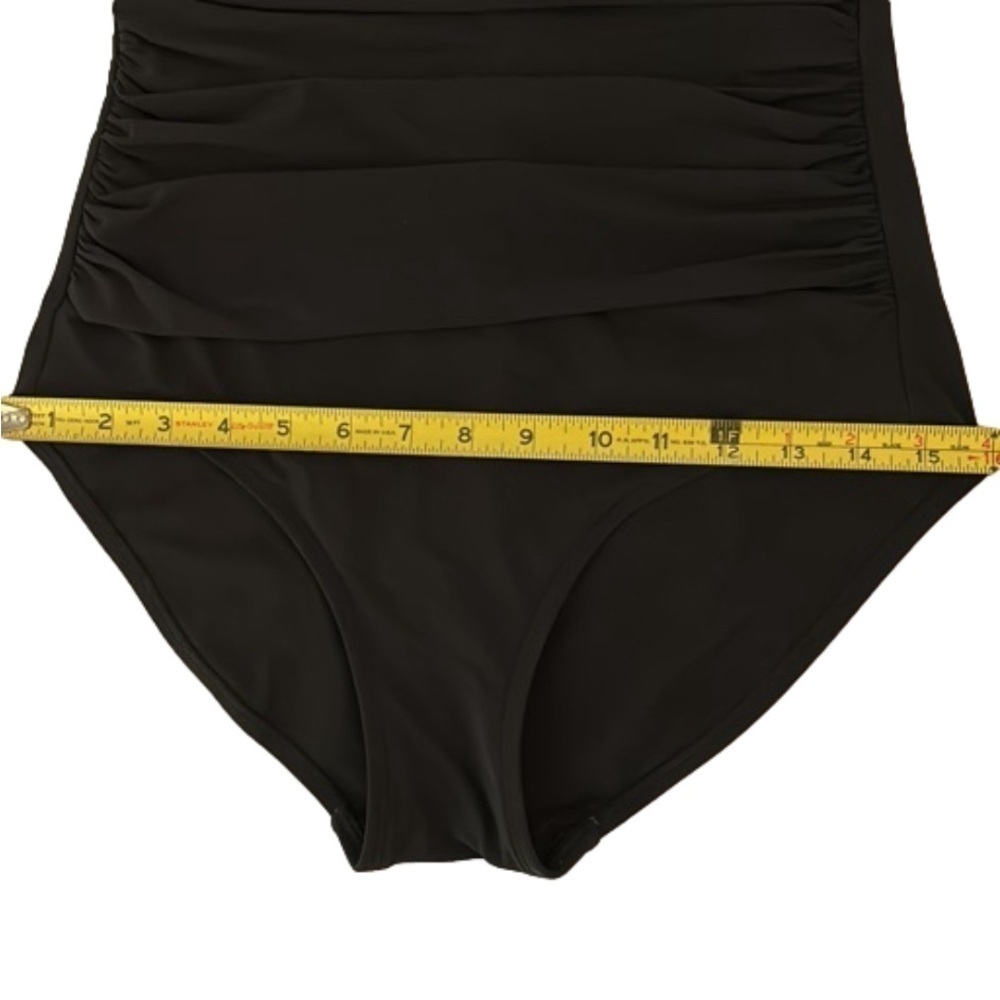 L.L. Bean One Piece Swimsuit, Size 10, Black - Picture 6 of 9